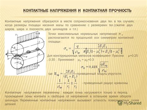 Контактные площади