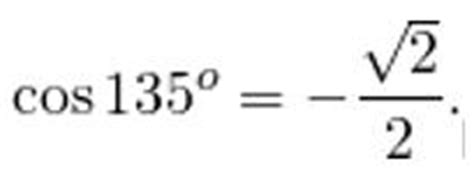 Косинус 135 градусов: значение, свойства и применение