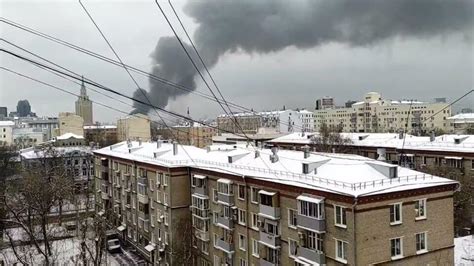 Крупное пожарное ЧП в центре Москвы