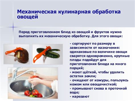 Кулинарная технология приготовления