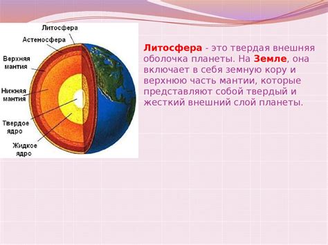 Литосфера: внешняя оболочка планеты Земля