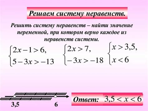 Методы решения неравенств с целыми числами