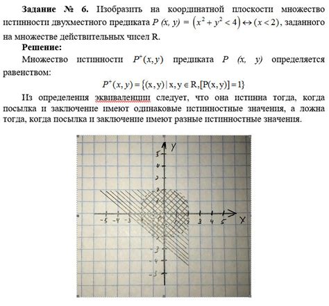 Множество истинности предложения p x