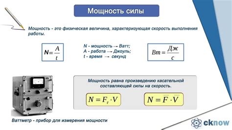 Мощность и скорость