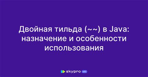 Назначение и особенности использования