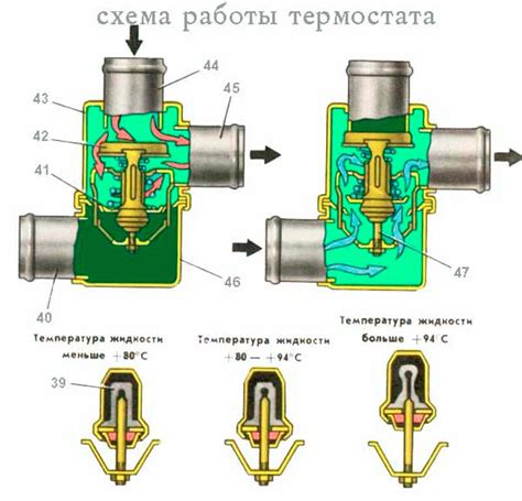 Назначение клапана термостата