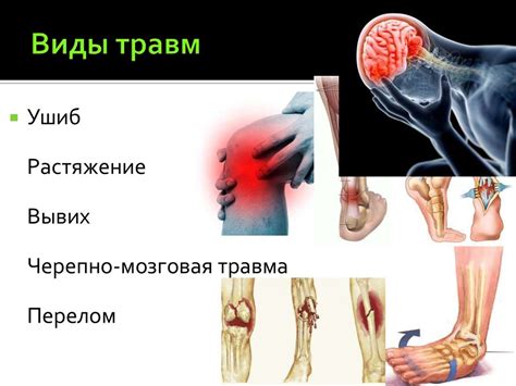 Необходимые меры первой помощи после получения травмы