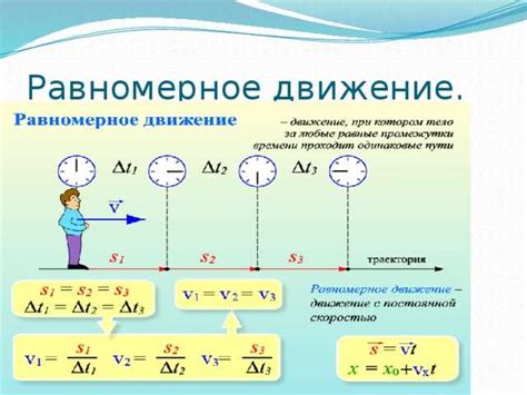 Неравномерное движение: определение и особенности