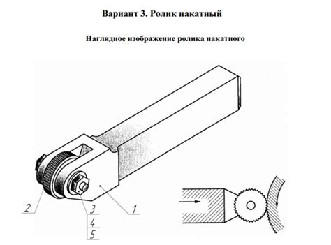 Нижний накатный ролик: