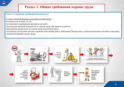 Обучение и контроль выполнения требований