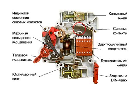 Общее описание работы выключателя