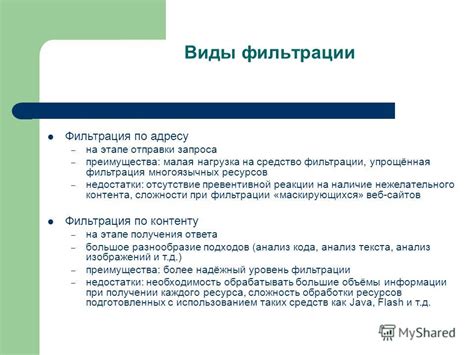 Ограничения доступа: фильтрация нежелательного контента и контроль посещаемых сайтов