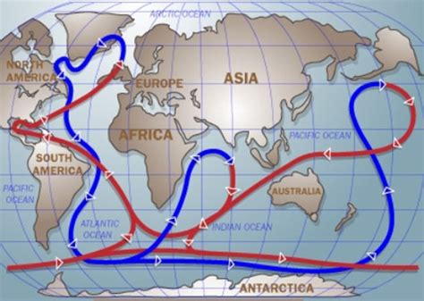 Океанские течения и географические особенности
