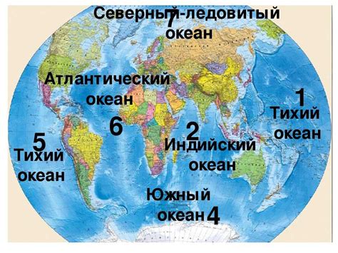 Океаны мира: сравнительный анализ