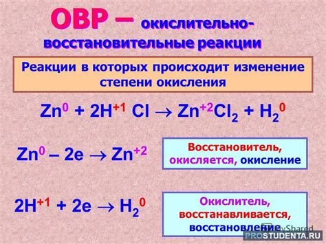 Окислительно-восстановительные реакции и белки