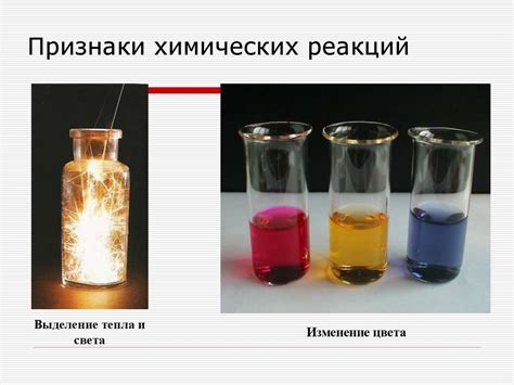 Описание химической реакции