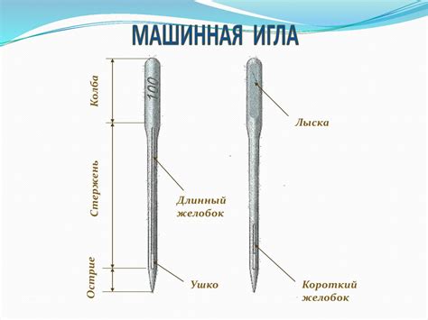 Определение и важность размера машинной иглы