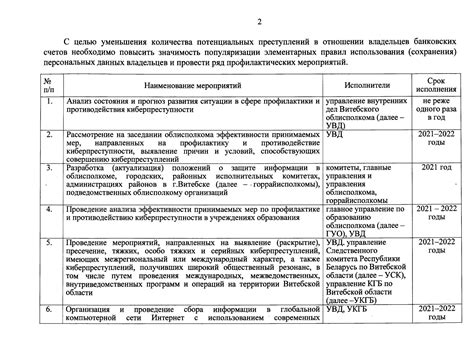 Определение и принятие эффективных мер по митигации