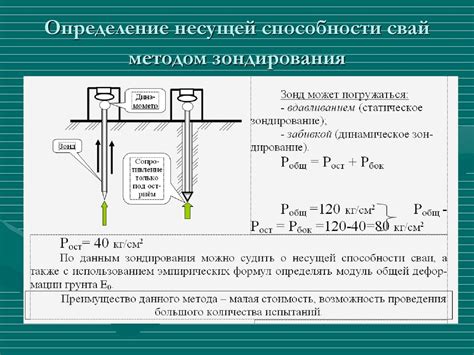 Определение несущей способности