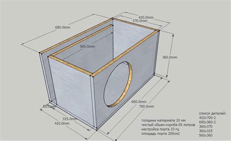 Оптимальный размер и тип короба для сабвуфера