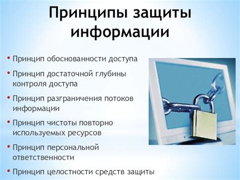 Основные принципы защиты