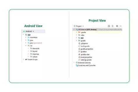 Основные принципы манифеста проекта Android Studio