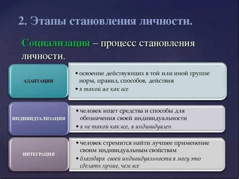 Основные цели педагогики социального становления личности