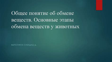 Основные этапы обмена в 5 классе