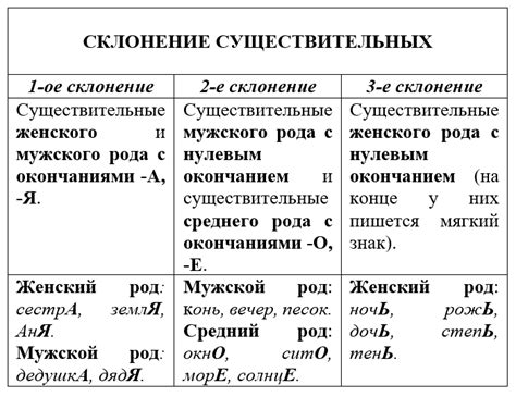 Особенности использования имен существительных в разных сферах