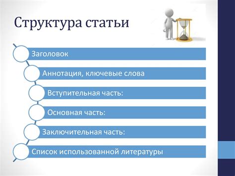 Особенности статьи