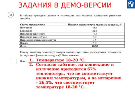 Особые режимы и задания в демо версии