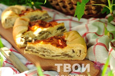 Пирог с грибами и сыром: вкусный и сытный вариант