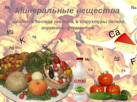 Питательная ценность продуктов