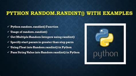 Полезные советы по использованию функции random.randint() в Python