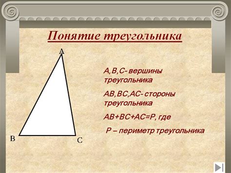 Понятие непрямоугольного треугольника