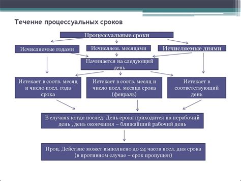 Порядок определения и контроля процессуальных сроков