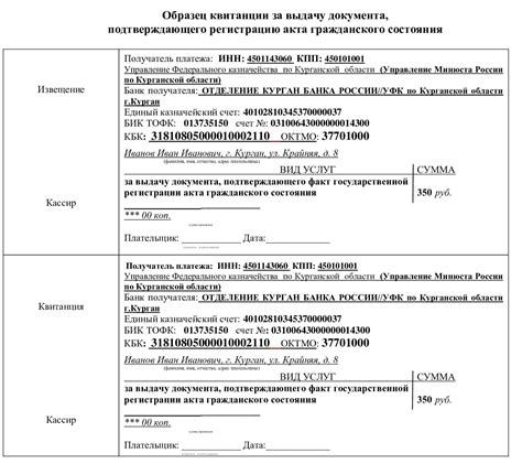 Последствия невосстановления квитанции госпошлины без виновных