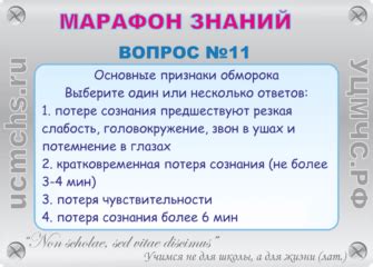 Последствия потери сознания