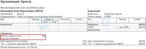 Последствия сторнирования авансового платежа