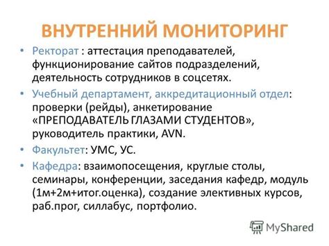 Постоянный мониторинг и оценка результатов