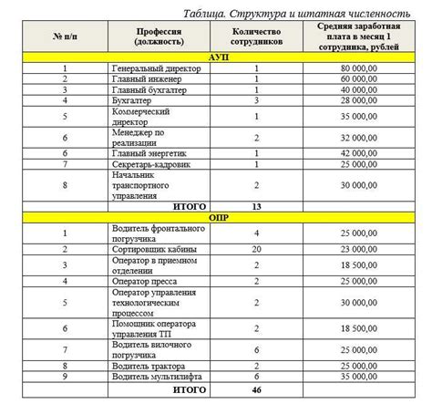 Преимущества штатной численности