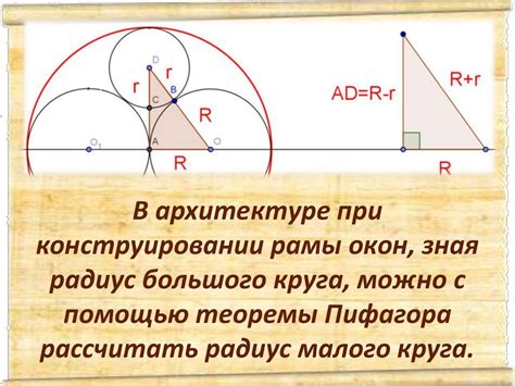 Применение теоремы Пифагора