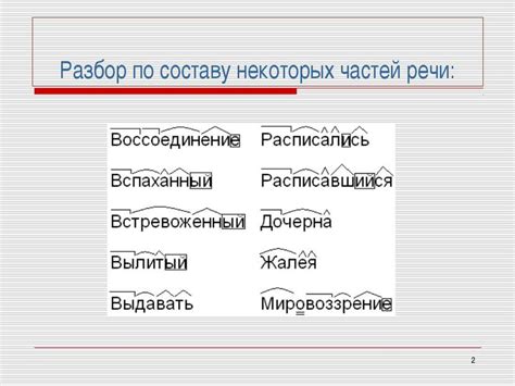 Примеры и применение полного письменного разбора по составу