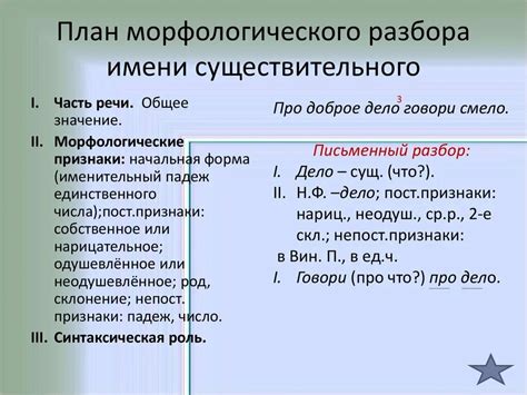 Примеры определения существительного