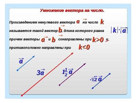 Примеры построения векторов mp и nq