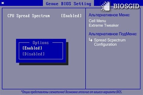 Примеры случаев, когда spread spectrum необходимо отключать