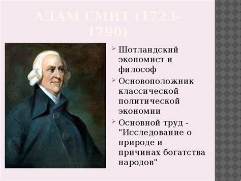 Принципы Адама Смита и их значение для современной экономики