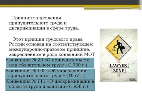 Принцип запрещения принудительного труда: суть и значение