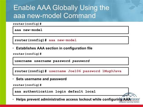 Принцип работы No aaa new model cisco