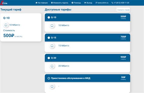 Приостановка обслуживания номера